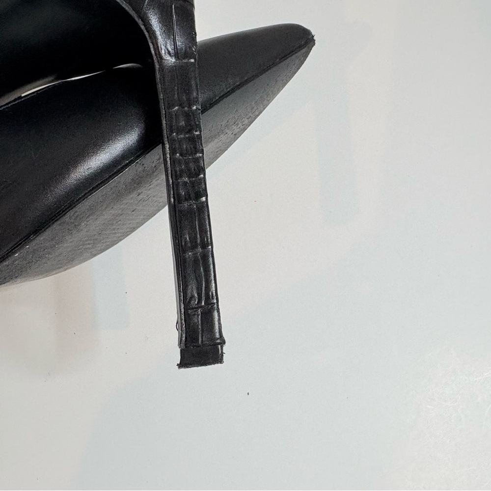 Nine West Black stiletto ankle strap Heels women’s size 10 - Picture 10 of 14